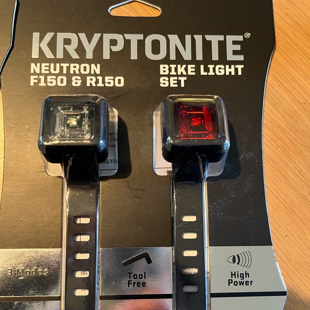 Kryptonite brand bike light sets